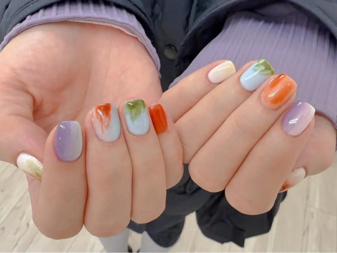 ネイル アートネイル フットネイル フレンチネイル ニュアンスネイル ハンドネイル ハンドケア OCEAN nail パラジェル　取扱い店のネイルデザイン