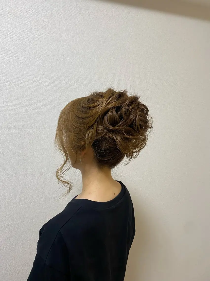 セミロング ヘアアレンジ 高本 理菜のその他イメージ