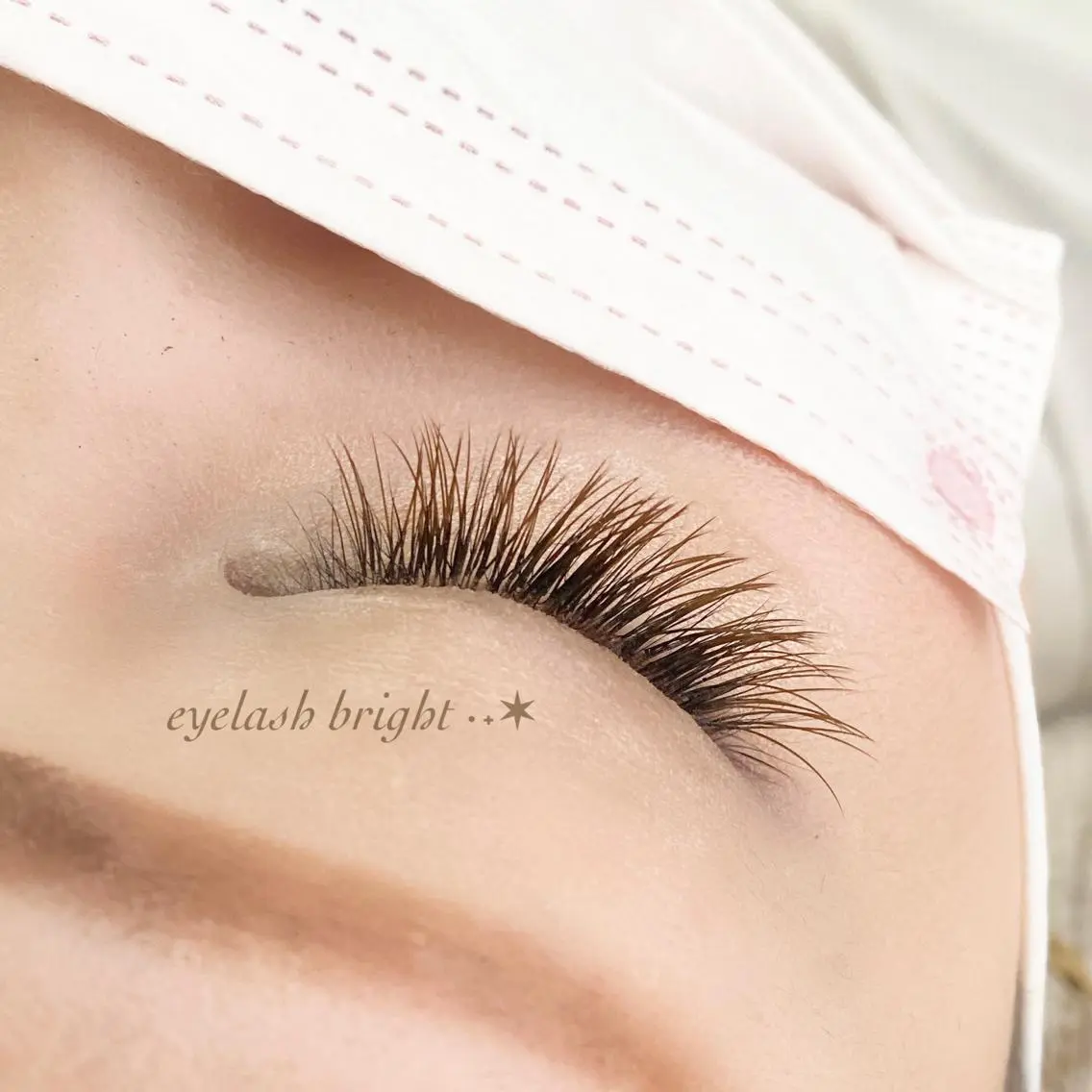 マツエク・マツパ カラーマツエク セーブル eyelash brightのマツエク・マツパデザイン
