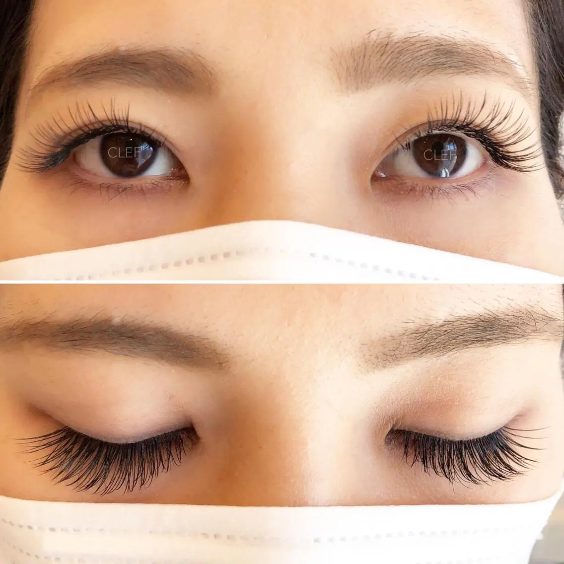 キッズ マツエク・マツパ フラットラッシュ CLEF eyelashのマツエク・マツパデザイン