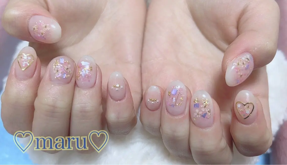 ネイル ハンドネイル フットネイル まるみ♡7/1〜値上 げ致します(>_<)のその他イメージ