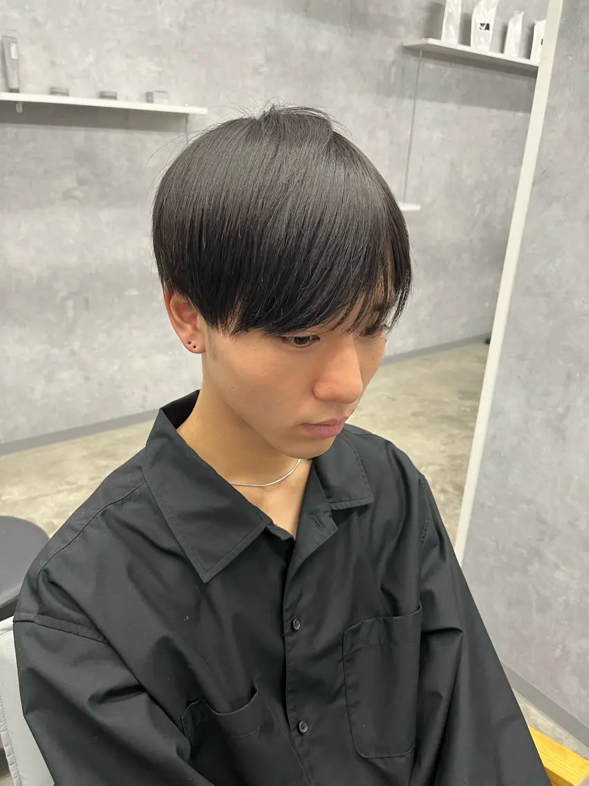 メンズカット+ナチュラル縮毛矯正+トリートメントの写真