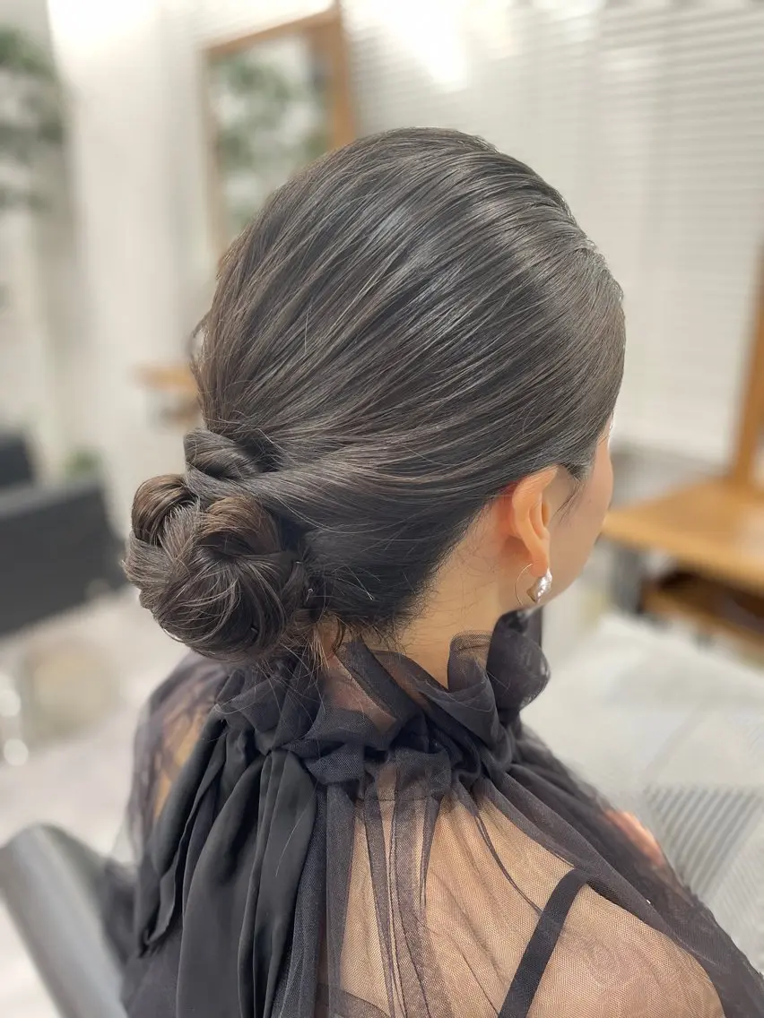 ロング ヘアセット OGAWA HIROKIのヘアスタイル