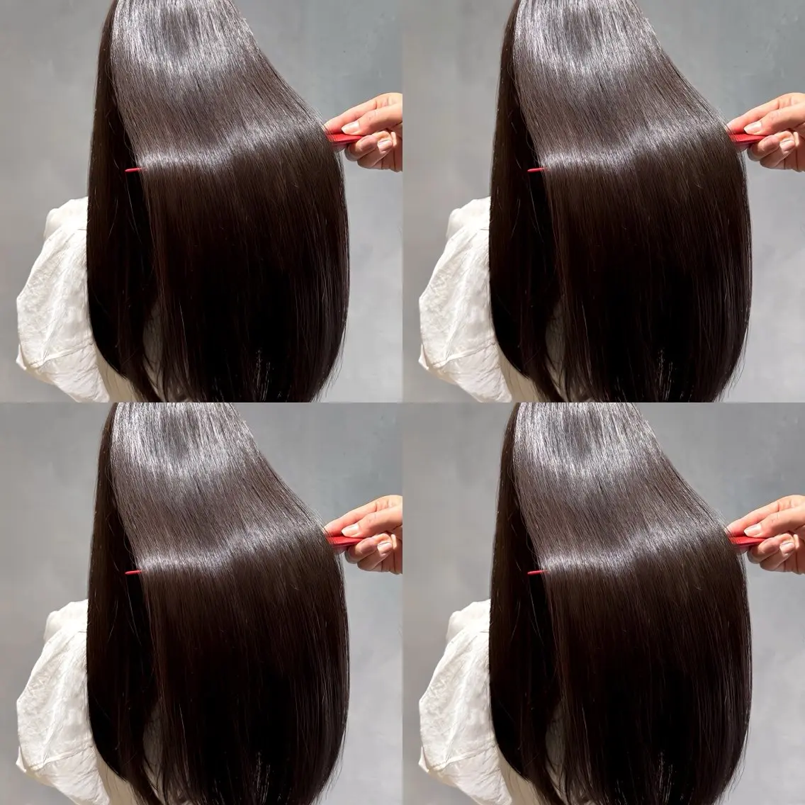 セミロング 縮毛矯正 トリートメント 【溝の口の艶髪の神様 】EARTHのヘアスタイル