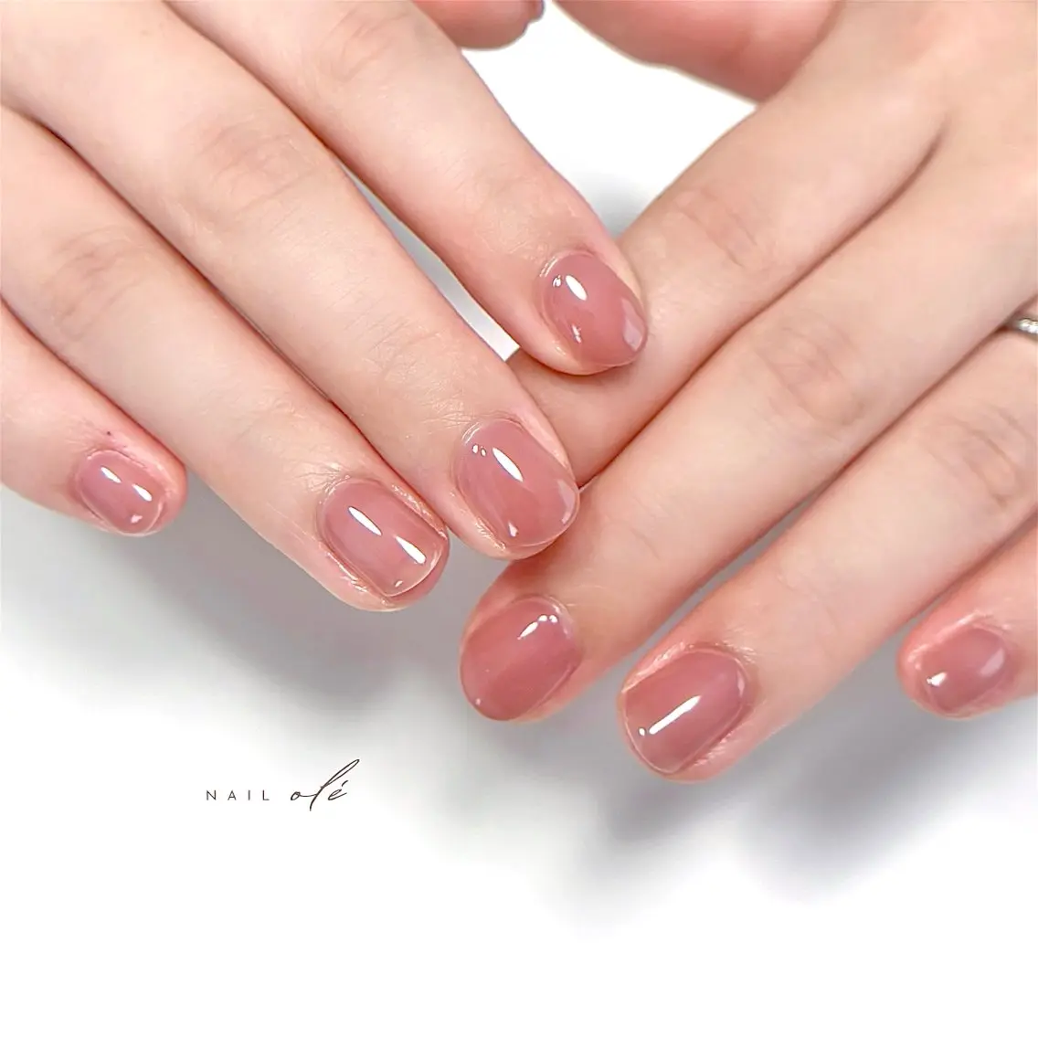 ネイル オフィスネイル ワンカラーネイル ハンドネイル NAIL oleのネイルデザイン