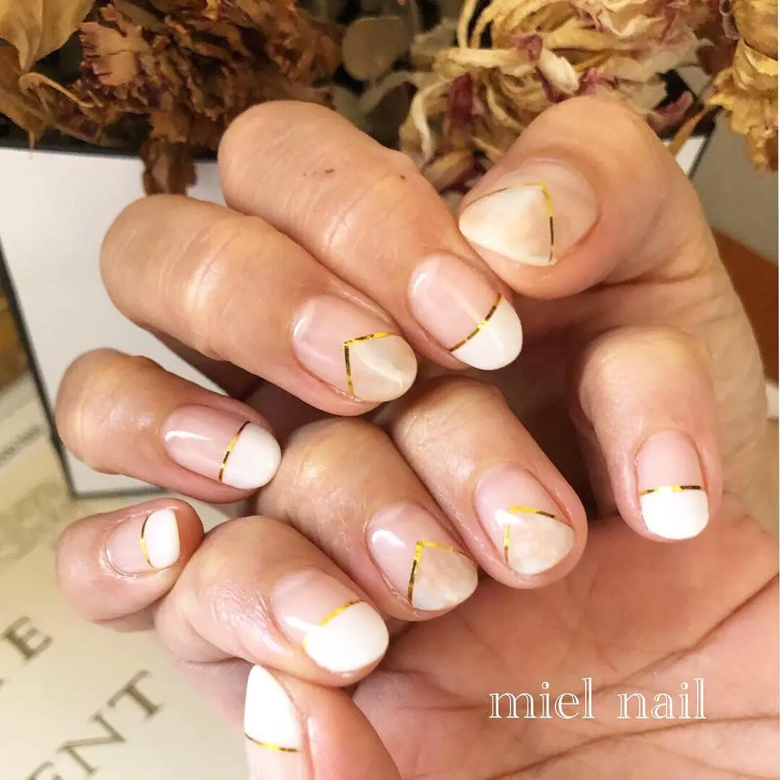 ネイル ハンドネイル miel nailのネイルデザイン