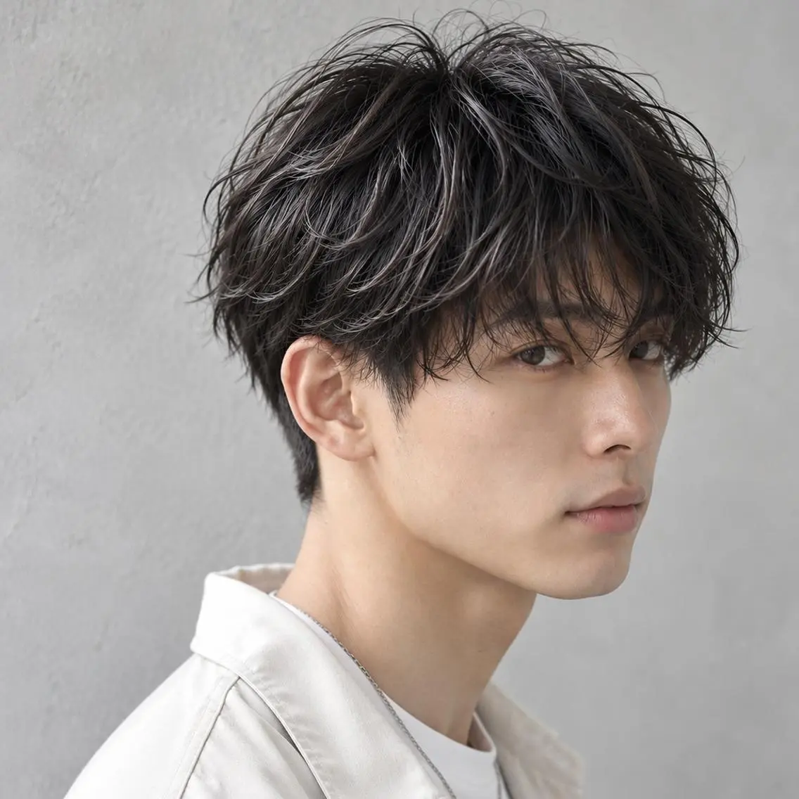 《メンズの方はこちら♪》カット＋パーマ＋トリートメント無料　¥3000の写真