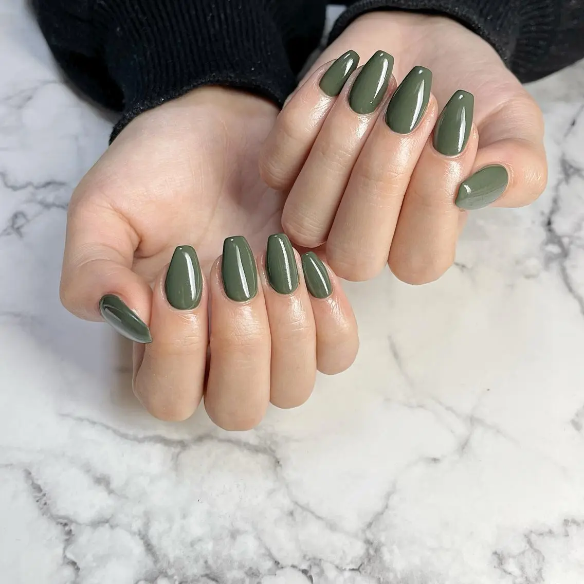 ネイル グリーン Mnail mayuのネイルデザイン