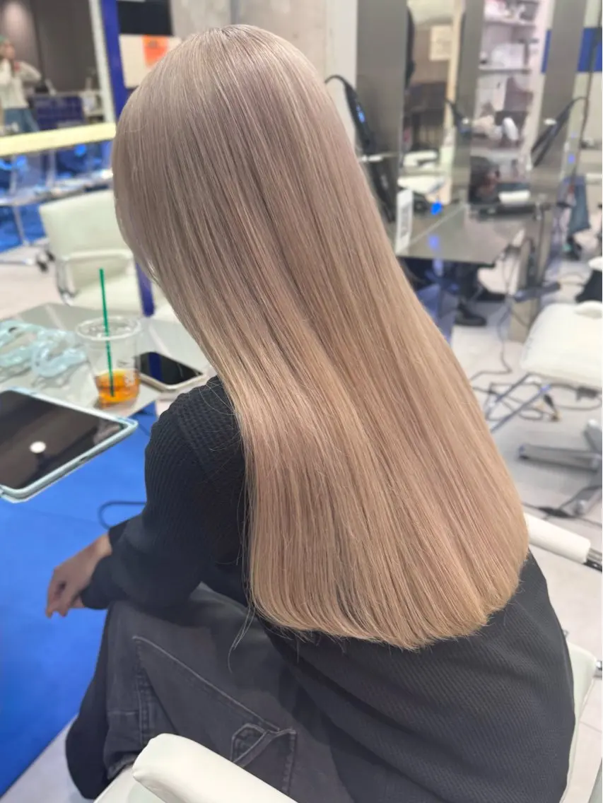 ロング カラー ヘアカラー 似合わせ×ハイトーン ブリーチカラー/大雅のヘアスタイル