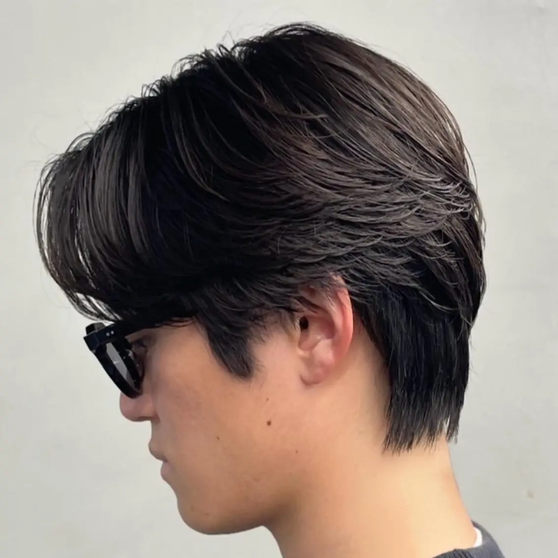 ミディアム パーマ ヘアアレンジ メンズ fifth 石川 凪のヘアスタイル