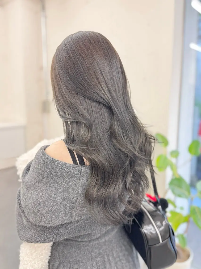ロング カラー カット ヘアカラー トリートメント 🦋韓国系指名No1 店長/圓山 祐也🦋のヘアスタイル