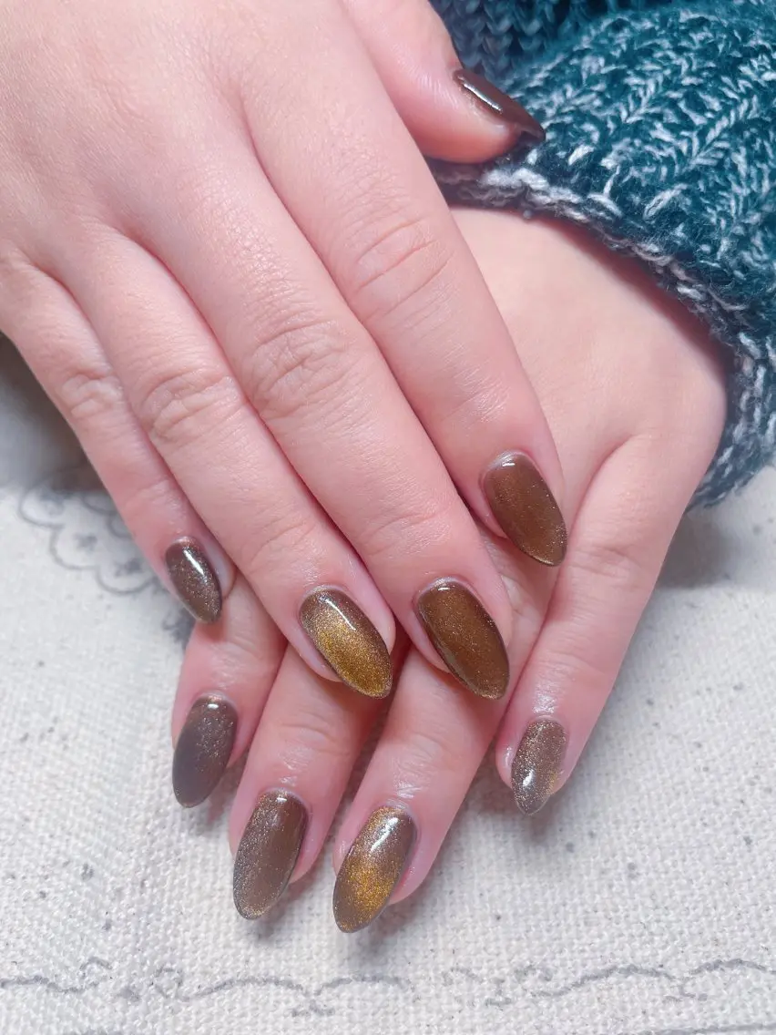 ネイル マグネットネイル 💫ゆか_ Nailartistのネイルデザイン