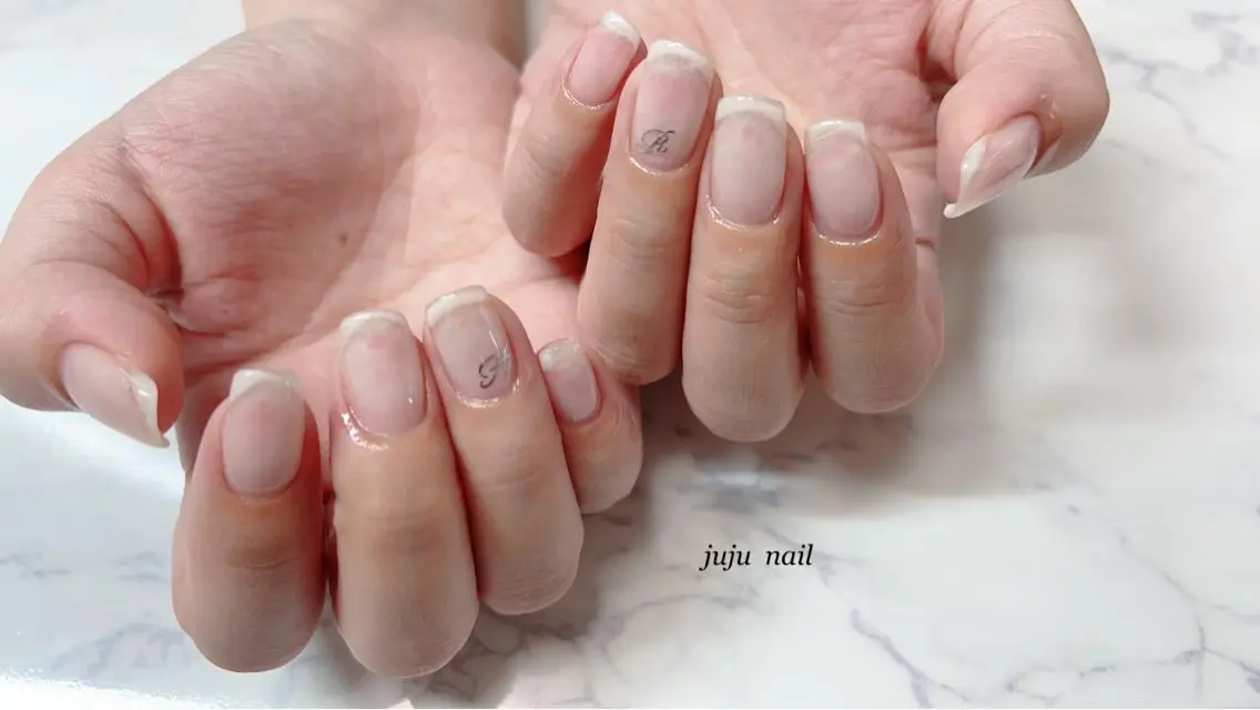 ネイル クリアネイル juju nailのネイルデザイン