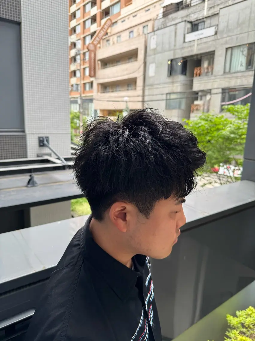 メンズ カット ヘッドスパ 河野 悠のヘアスタイル