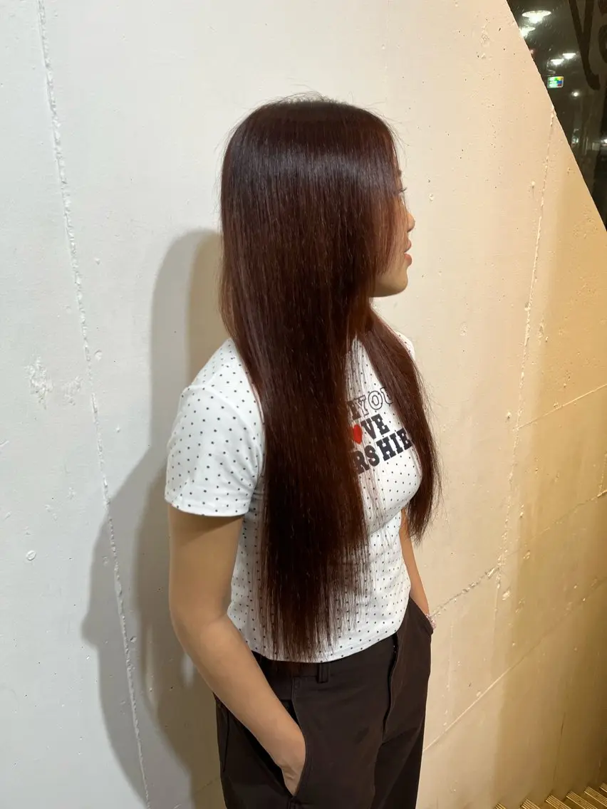 ロング Hozumi Rioのヘアスタイル