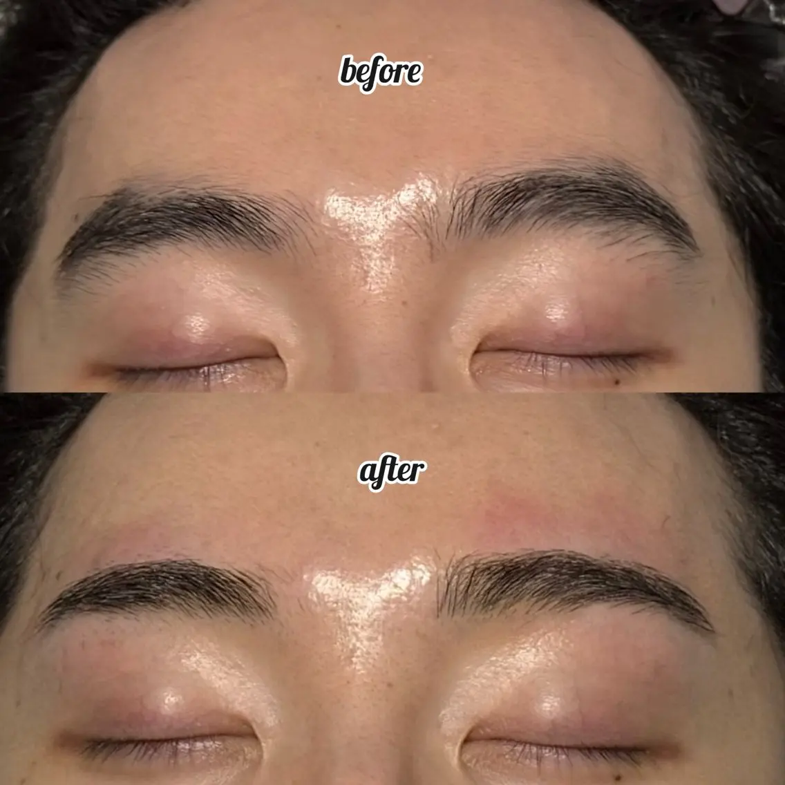 メンズ アイブロウ メンズアイブロウ 眉毛ワックス脱毛 【フェザーパーマ】 【縮毛矯正】鶴田文のヘアスタイル