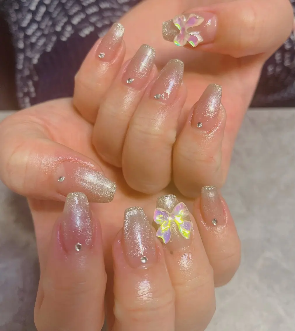 ネイル マグネットネイル オフィスネイル ハンドネイル ハンドケア ベテランネイル cnc  nailのネイルデザイン