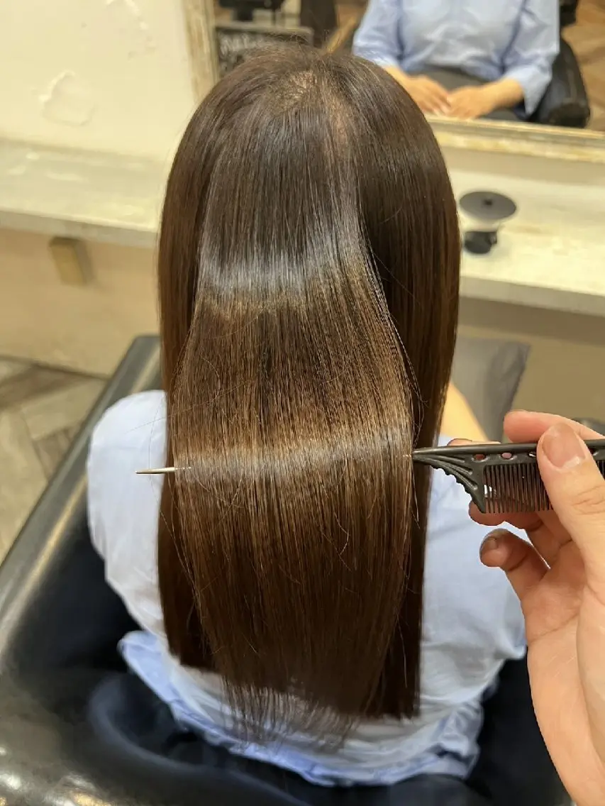ロング 柴田 冬羽のヘアスタイル