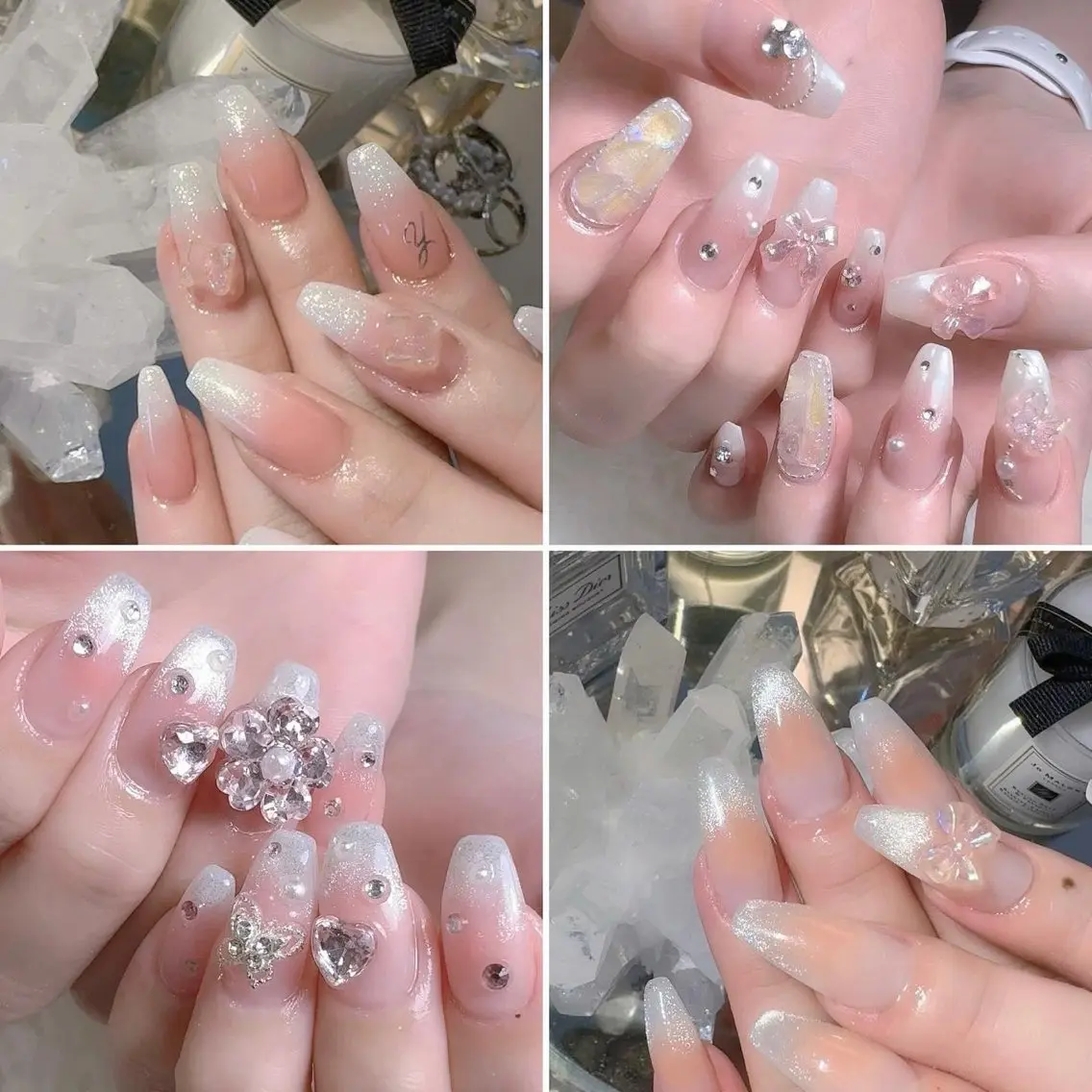 ネイル 渋谷 チップ長さ出し アプレgel-xのネイルデザイン