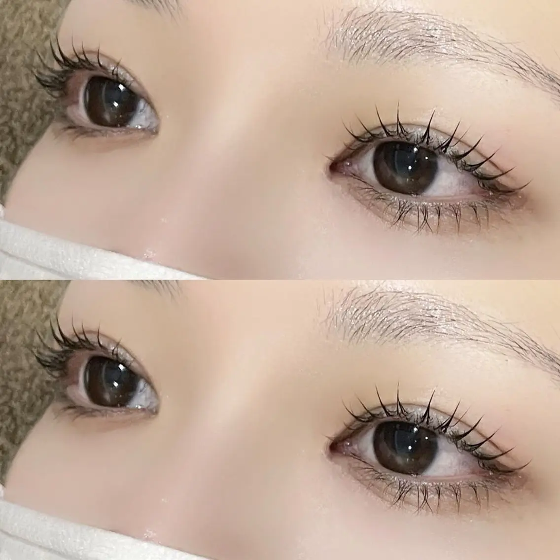 【韓ドル風🇰🇷】束感まつ毛パーマ🎀+コーティング仕上げ🤍の写真