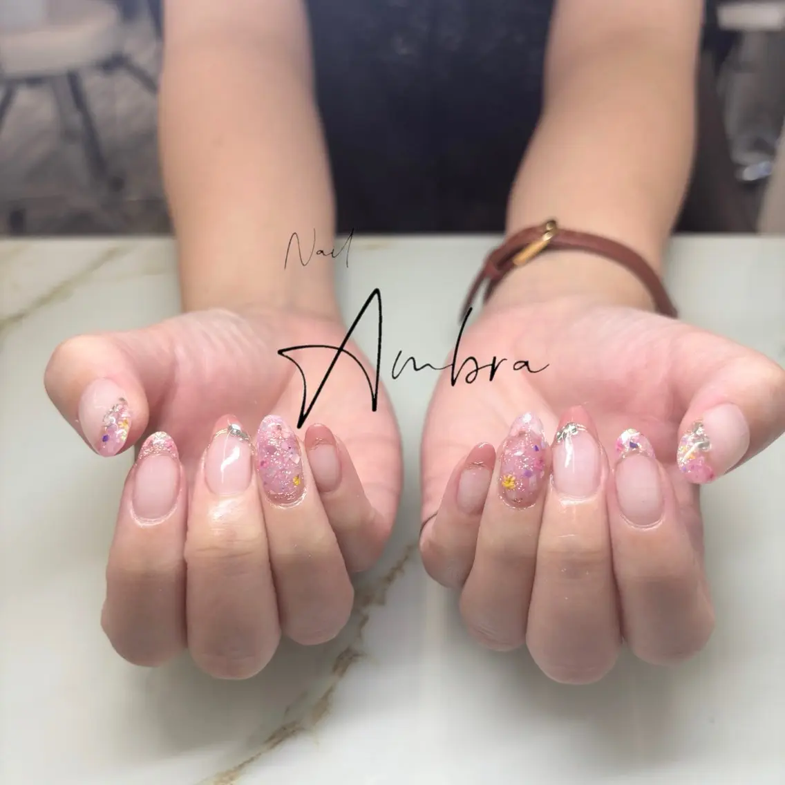 ネイル ハンドネイル Nail Ambra Fusamiのネイルデザイン