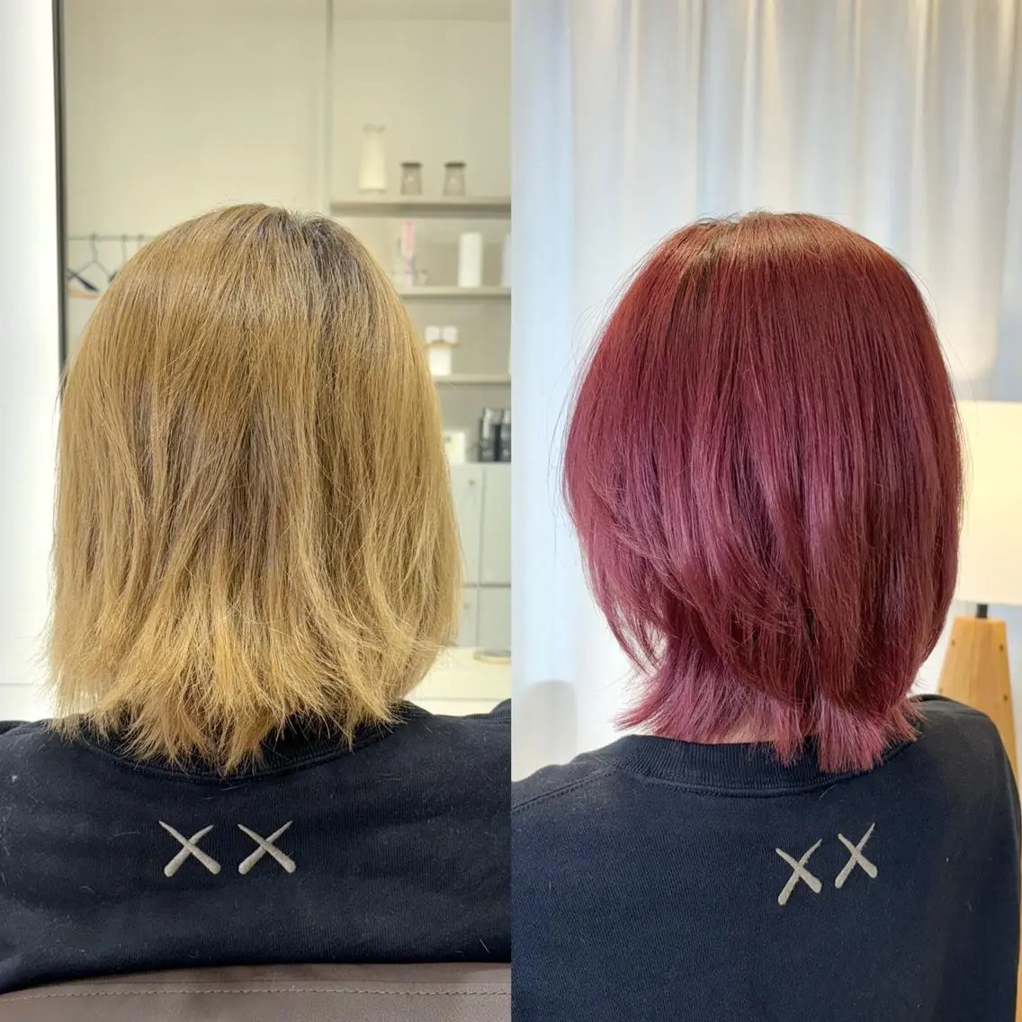ミディアム EIGHT plum TOKIOリミテッドのヘアスタイル