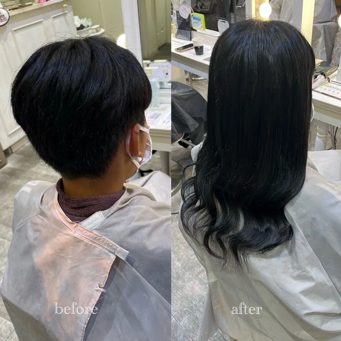 エクステ エクステ🎀 暖色カラー🎀amiのヘアスタイル