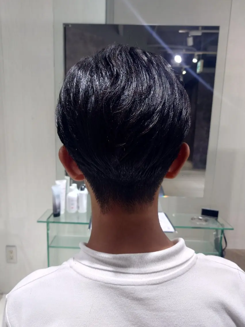 メンズ ショート センターパート 刈り上げ カットモデル大募集中 💖黒沢千佳のヘアスタイル