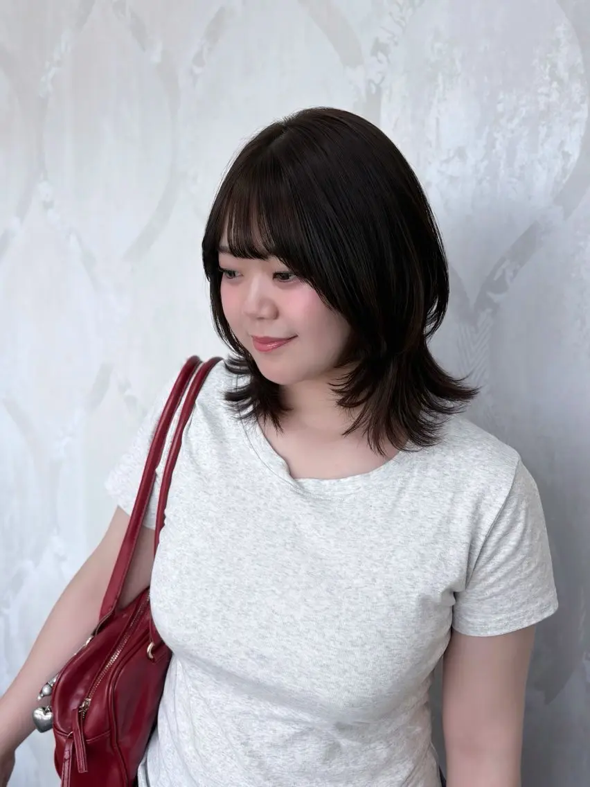 ミディアム カット カットモデル✂️ ゆうかのヘアスタイル