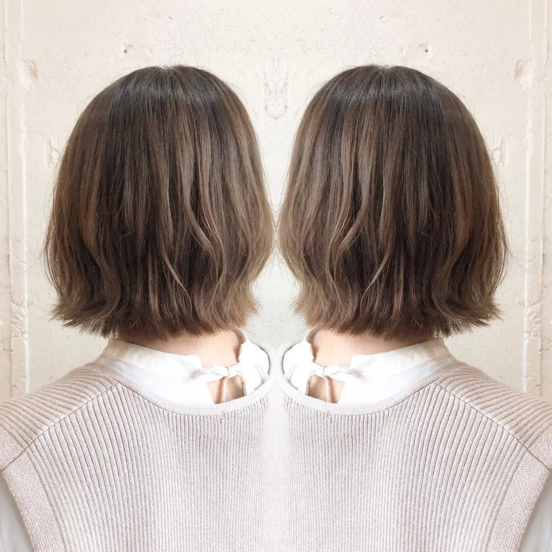 ショート ヘアカラー あらき ちさとのヘアスタイル