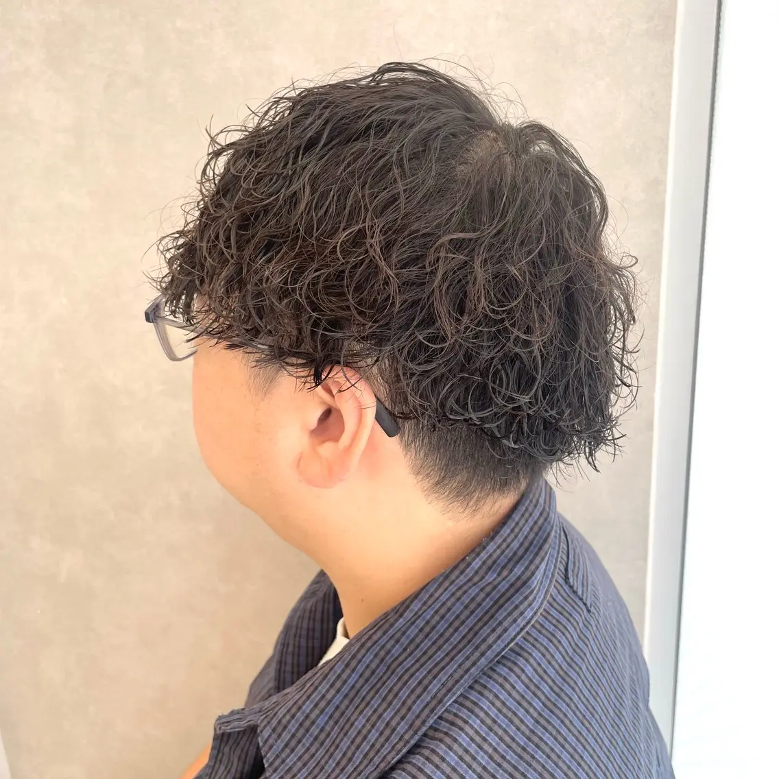 パーマ メンズ ダウンパーマ特化💎 ボブ・レイヤーりなのヘアスタイル