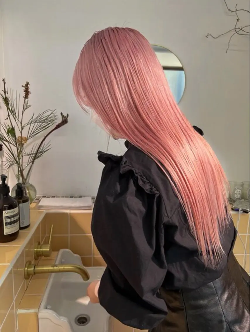 カラー sora☆当日予約 ◎透明感カラー🫧のヘアスタイル