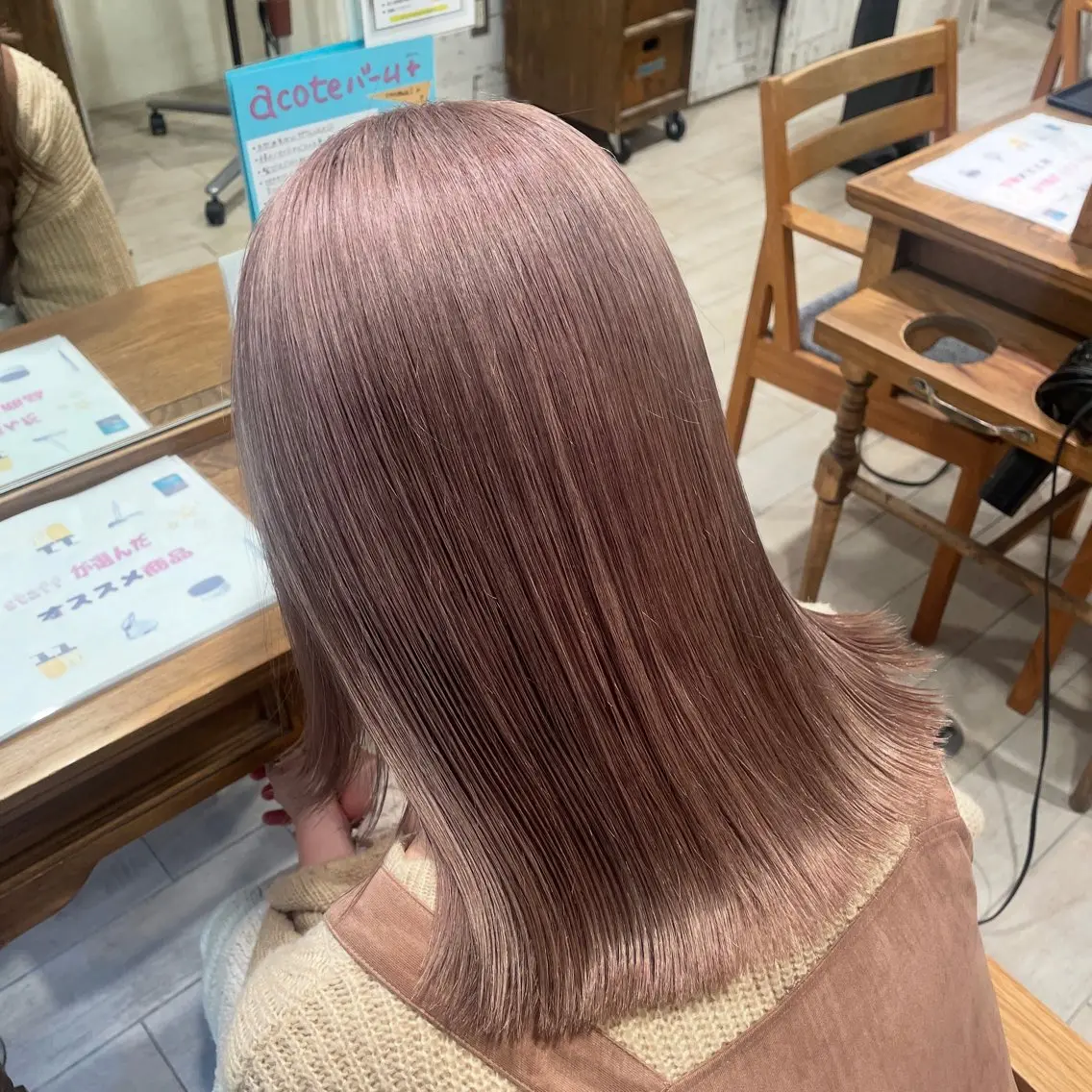 🧊ハイトーンWカラー♪カット+ハイブリーチ+カラー(ロング料金なし)🧊の写真