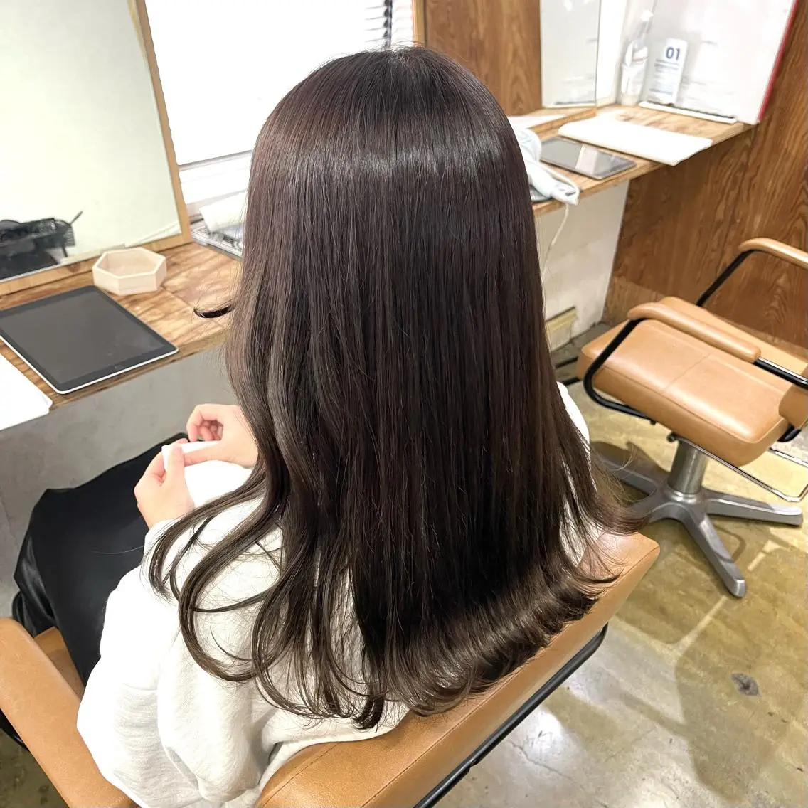 ロング ヘアカラー トリートメント ナカヤマナナエ ♡のヘアスタイル
