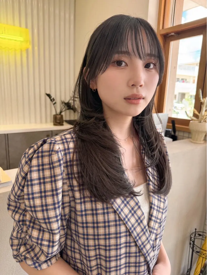 カラー ベージュカラー オリーブベージュ ヘアカラー トリートメント 古堅 一正のヘアスタイル