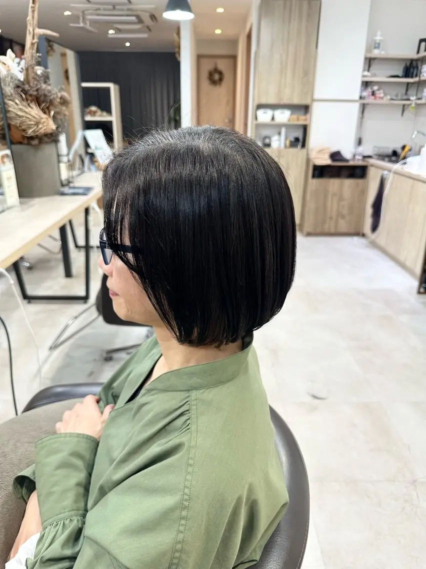 ショート 地毛風縮毛矯正/ボブ /ショート❣️平山のヘアスタイル