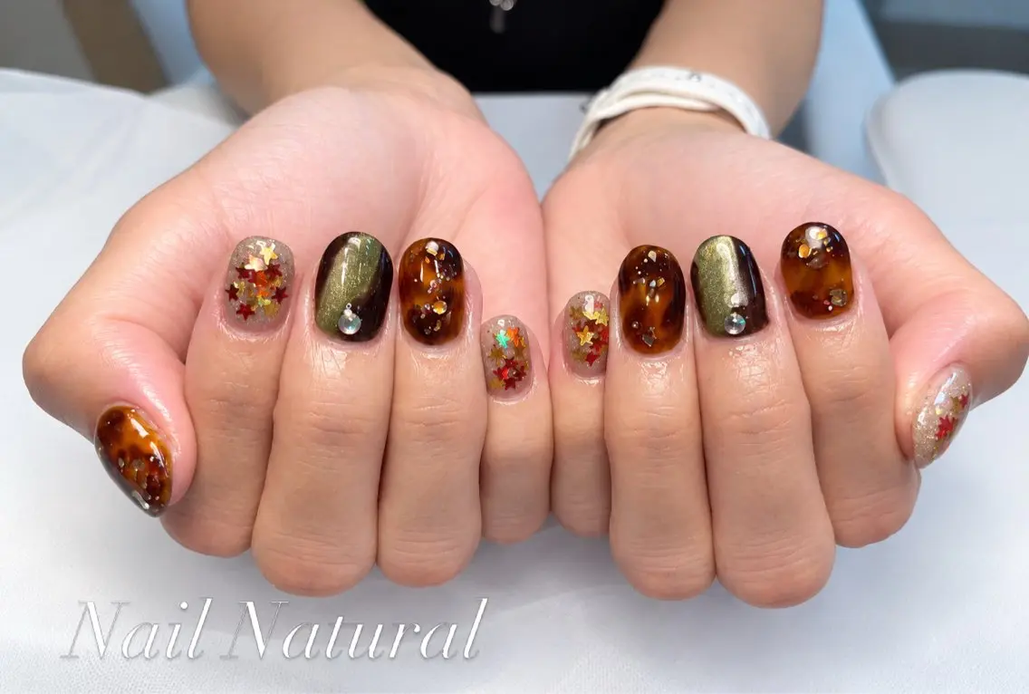 ネイル 持ち込み オフィスネイル ハンドネイル Nail salon Natulalのネイルデザイン