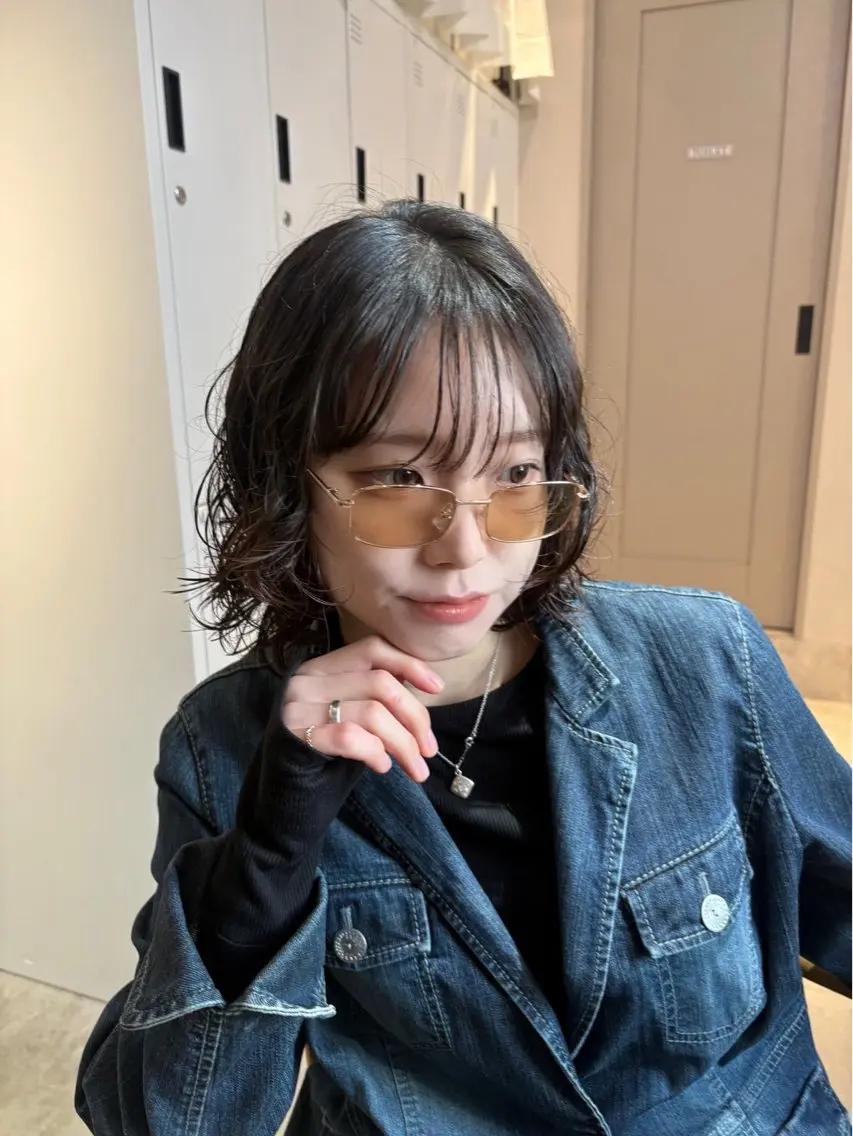 レディース ボブパーマの写真
