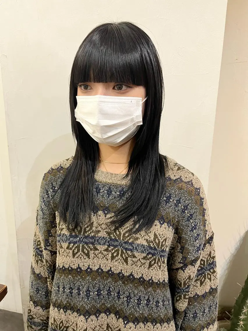 【どなたでも】カット+ポイントストレートの写真