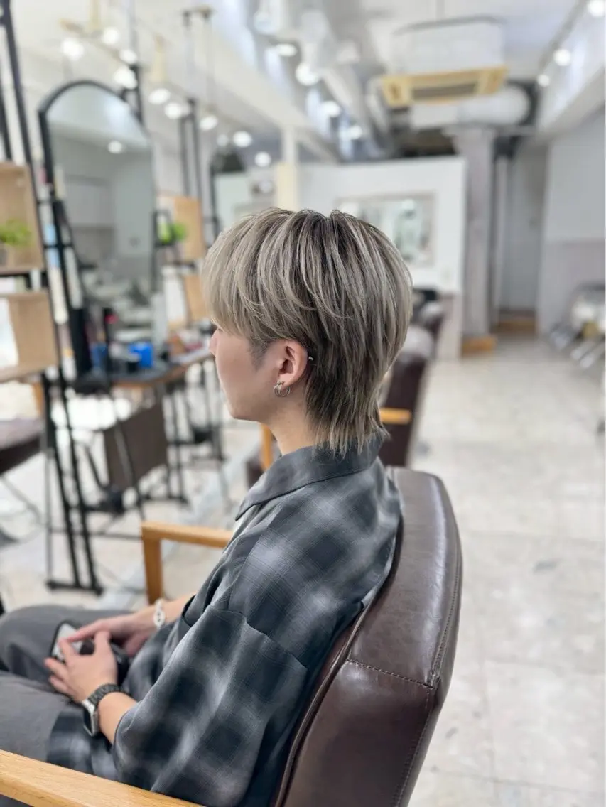メンズ メンズパーマ 特化Enhanceのヘアスタイル