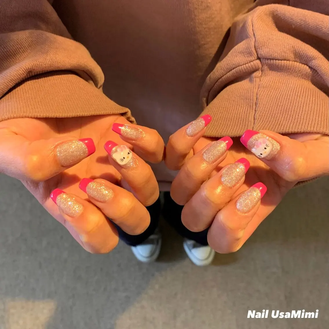 ネイル ジェルネイル キラキラネイル ワンカラーネイル パラジェル シンプルネイル NAIL DOT STUDIO堺筋本町のネイルデザイン