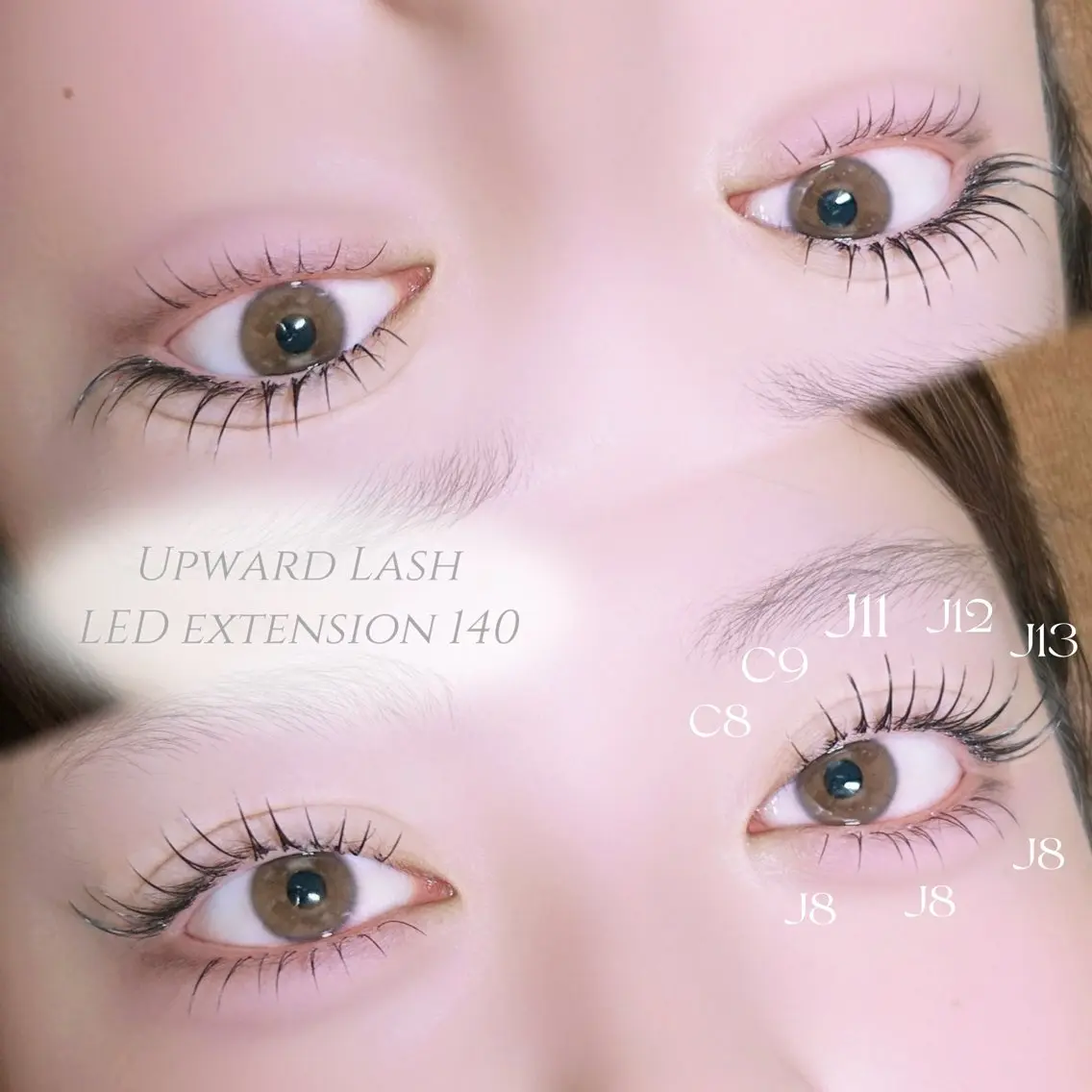 マツエク・マツパ ナチュラル アップワードラッシュ マツエク CINQLUXE / okamoriのマツエク・マツパデザイン