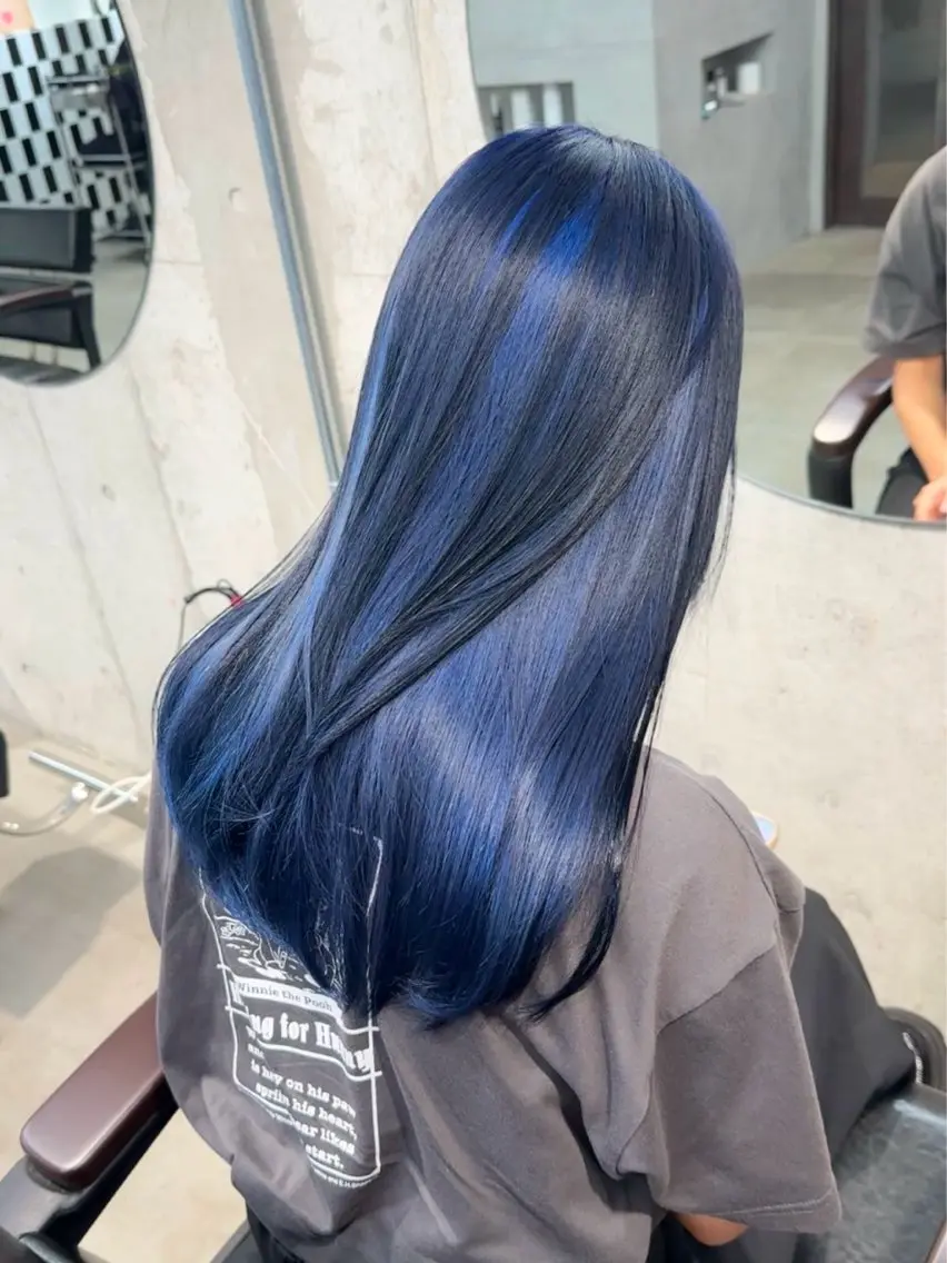 ロング ヘアカラー トリートメント 🤍ムラ修正ブリーチ 🤍原宿/YUUのヘアスタイル