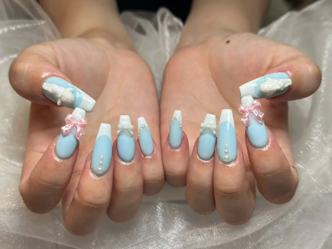 ネイル アートネイル ジェルネイル マグネットネイル ハンドネイル JennNail_ マオのネイルデザイン