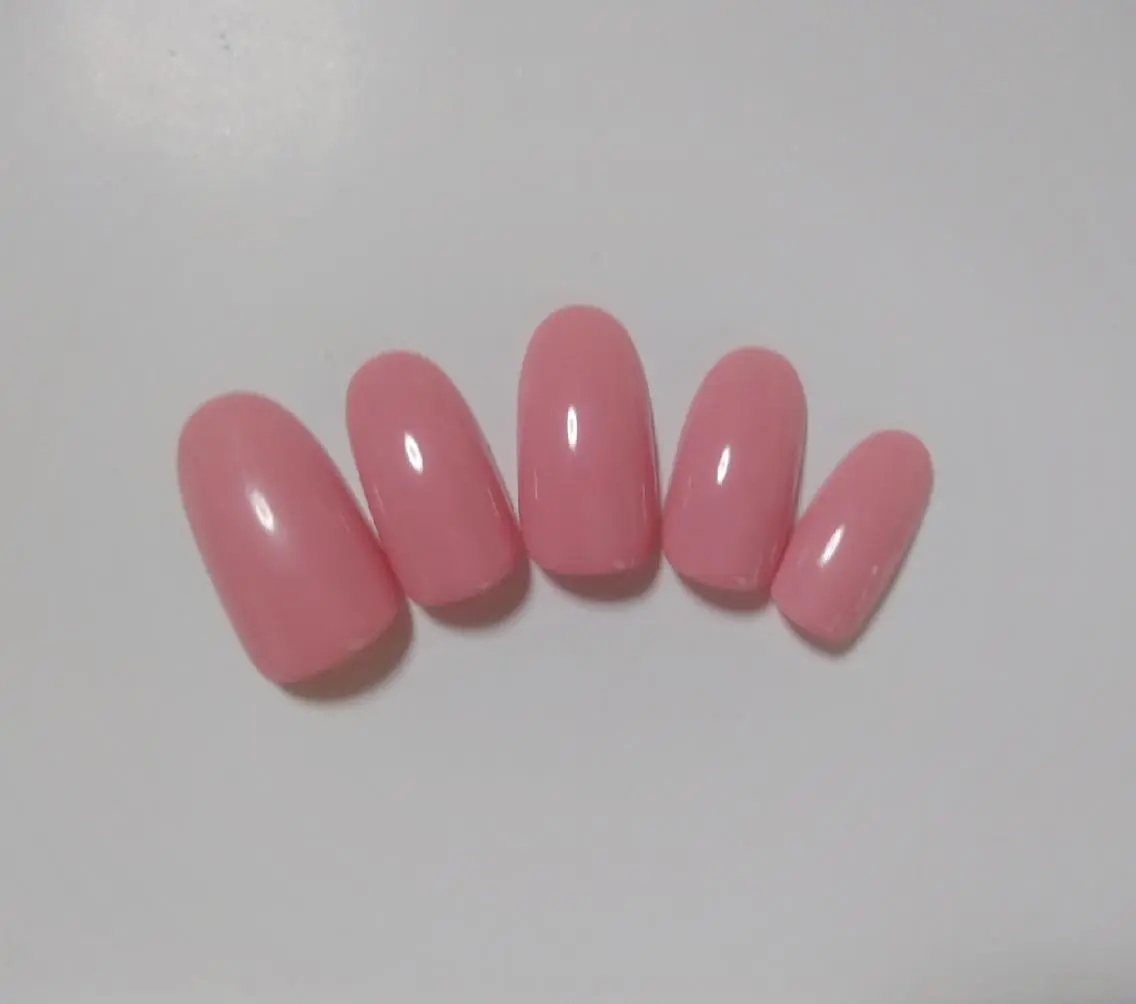シンプルネイル🎀ワンカラーの写真