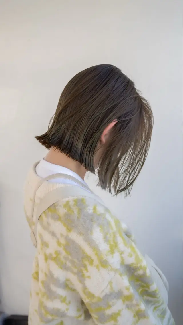 ミディアム カラー カット ヘアカラー トリートメント ショート/レイヤー なら石井知希のヘアスタイル