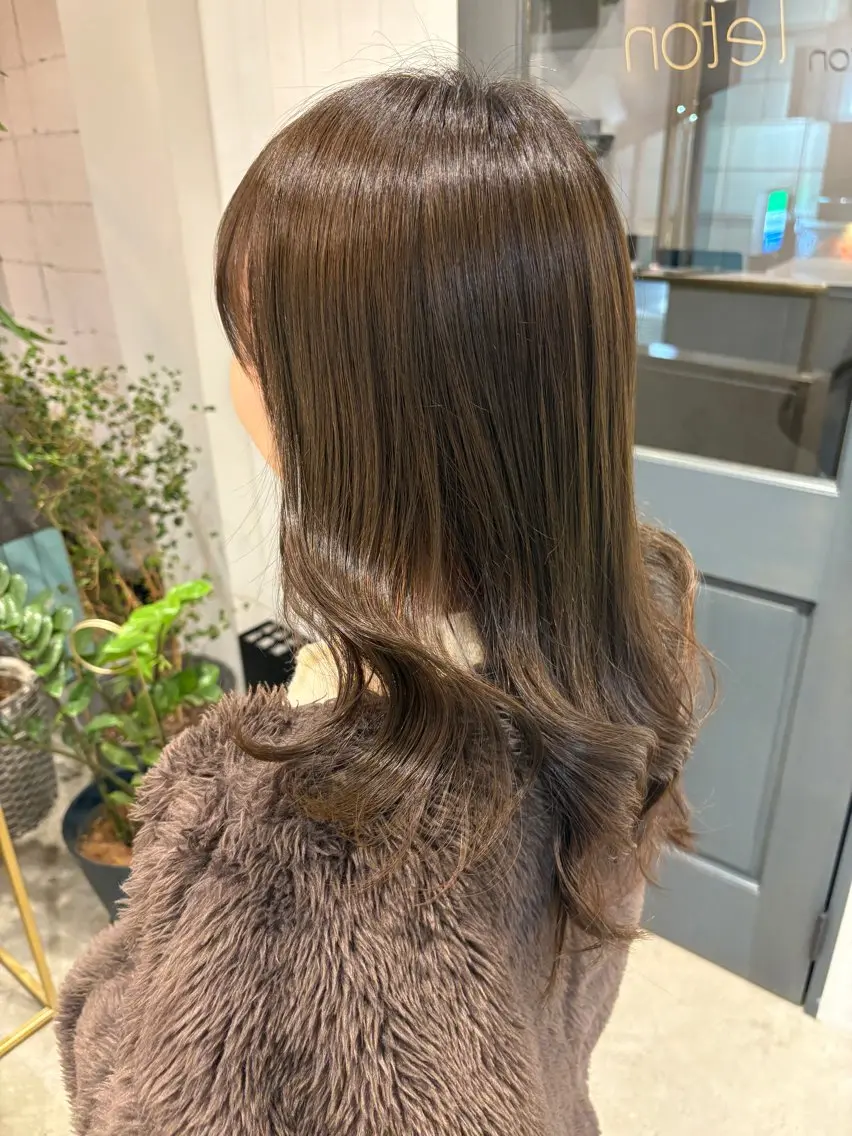 セミロング り おのヘアスタイル