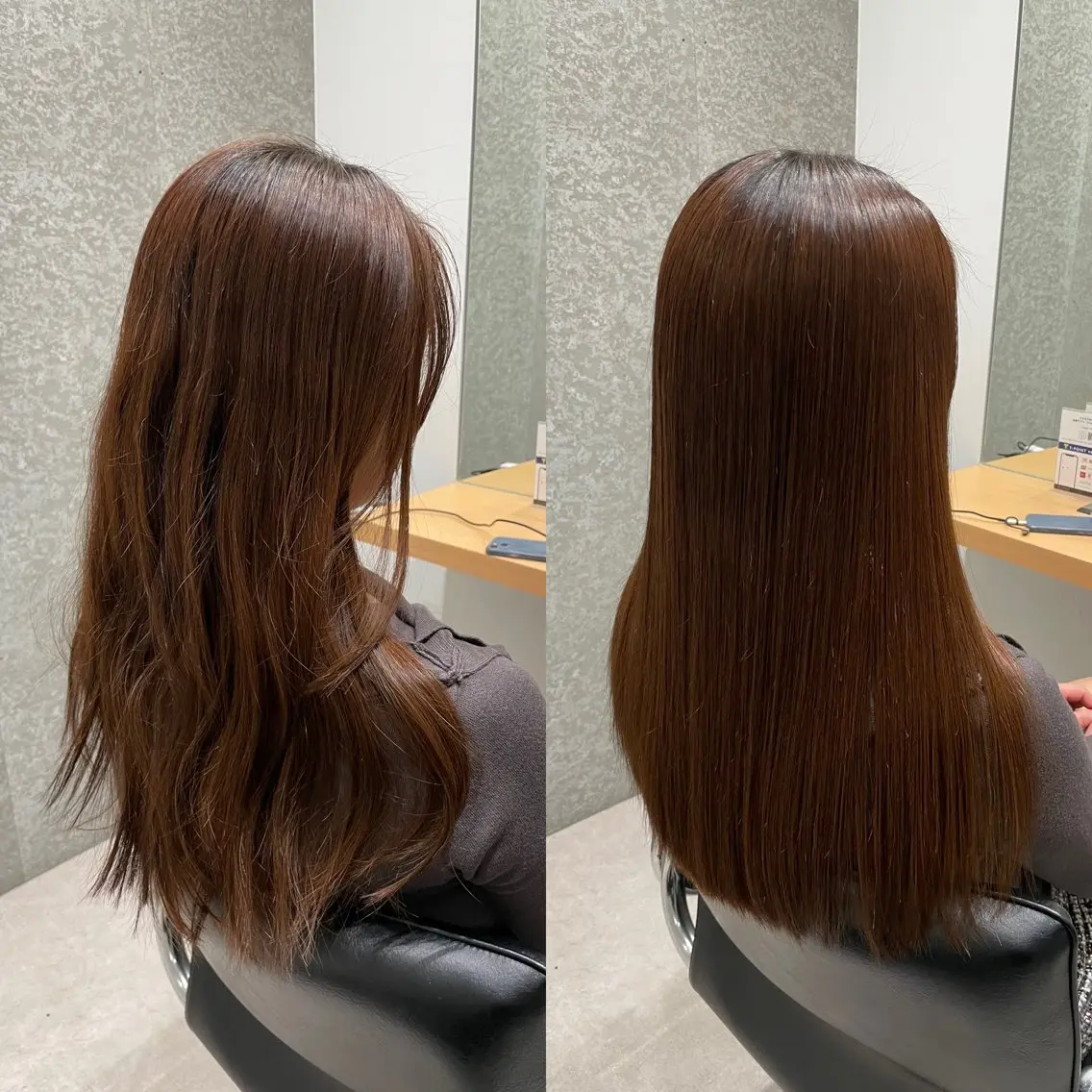 セミロング 髪質改善 トリートメント 髪質改善ヘアケア 艶髪特化/上田のヘアスタイル