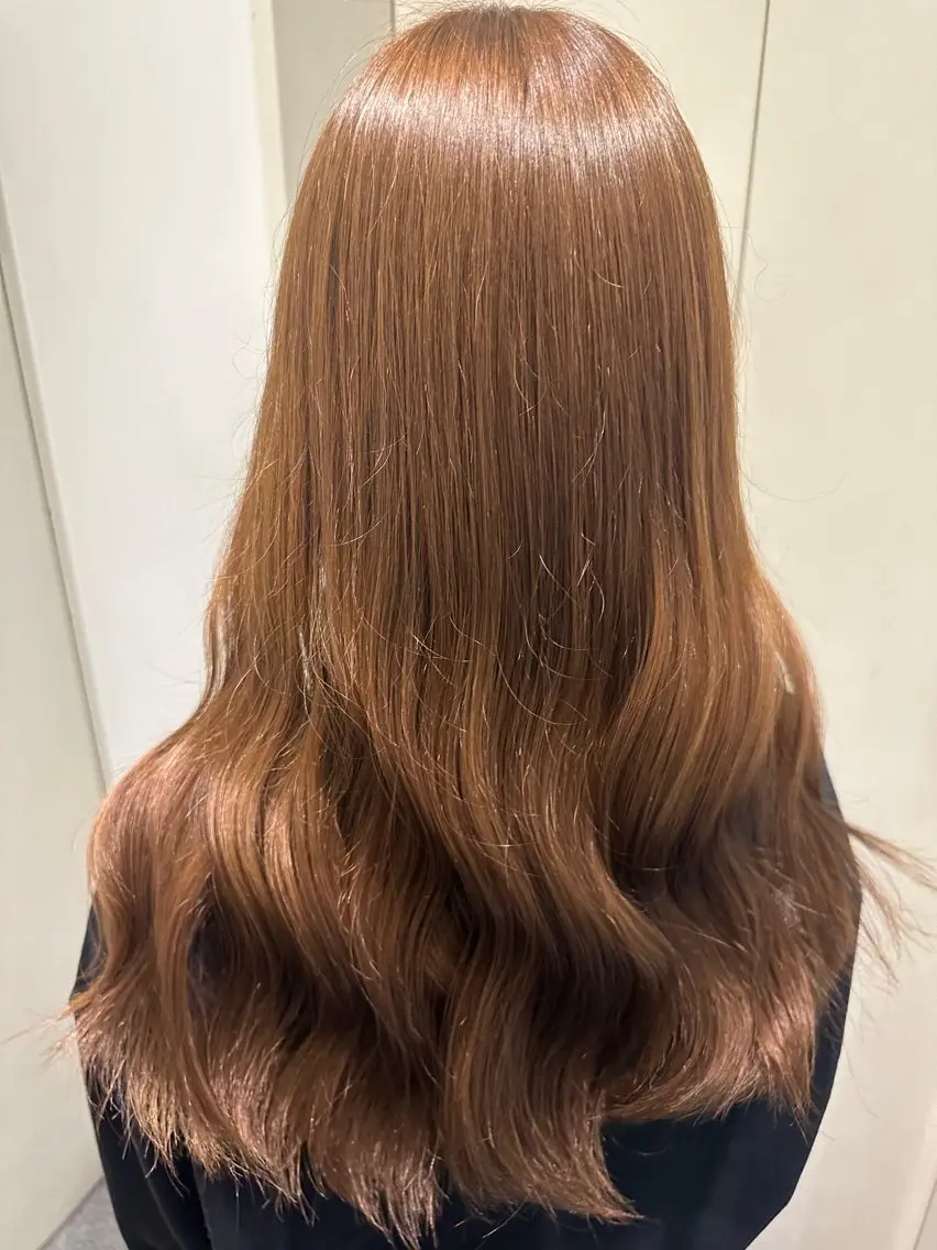 カラー ブリーチ ブリーチなしカラー ヘアカラー トリートメント シガ ミクトのヘアスタイル