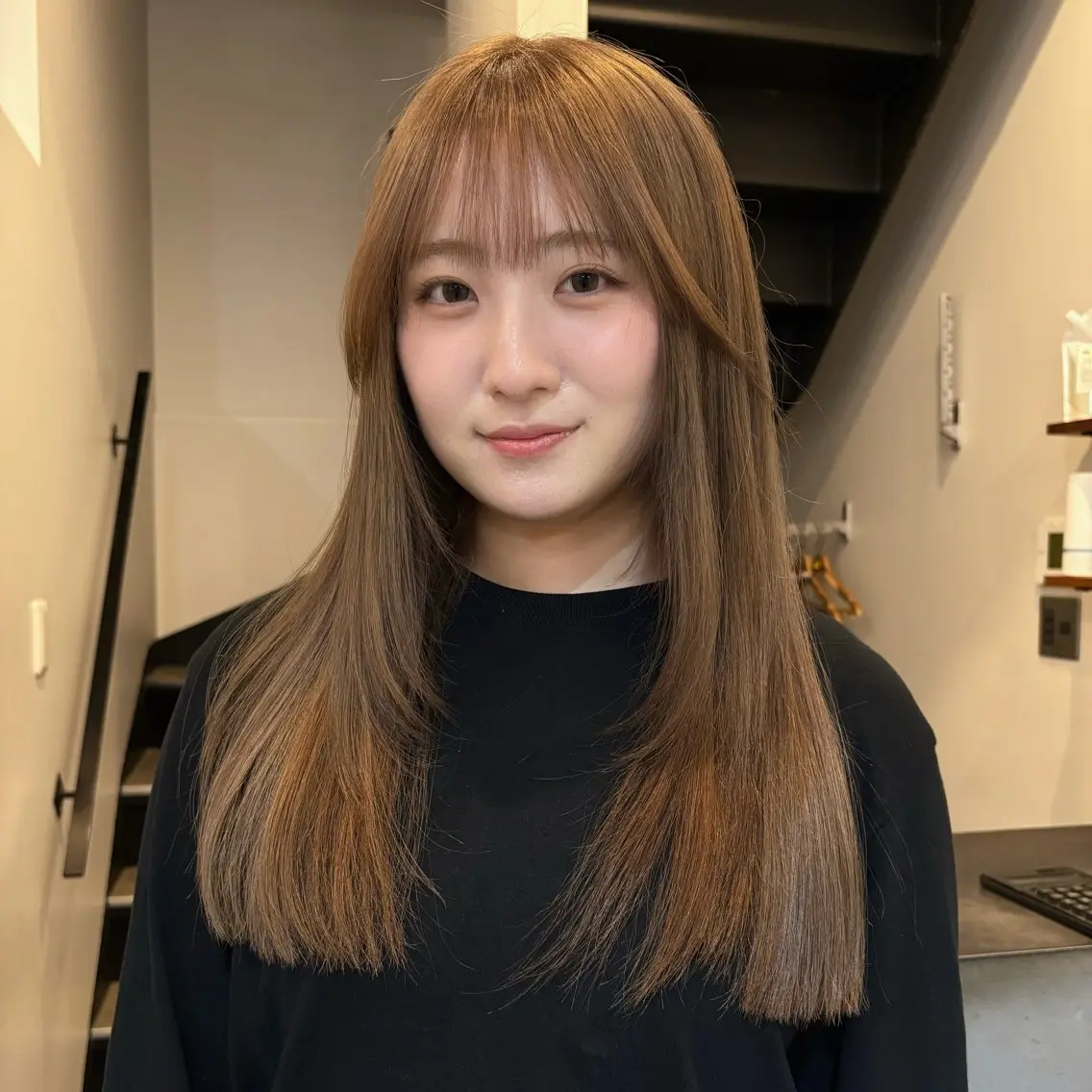 ロング カット ヘアカラー ハイトーン指名No. 1/レイヤー/みさきのヘアスタイル